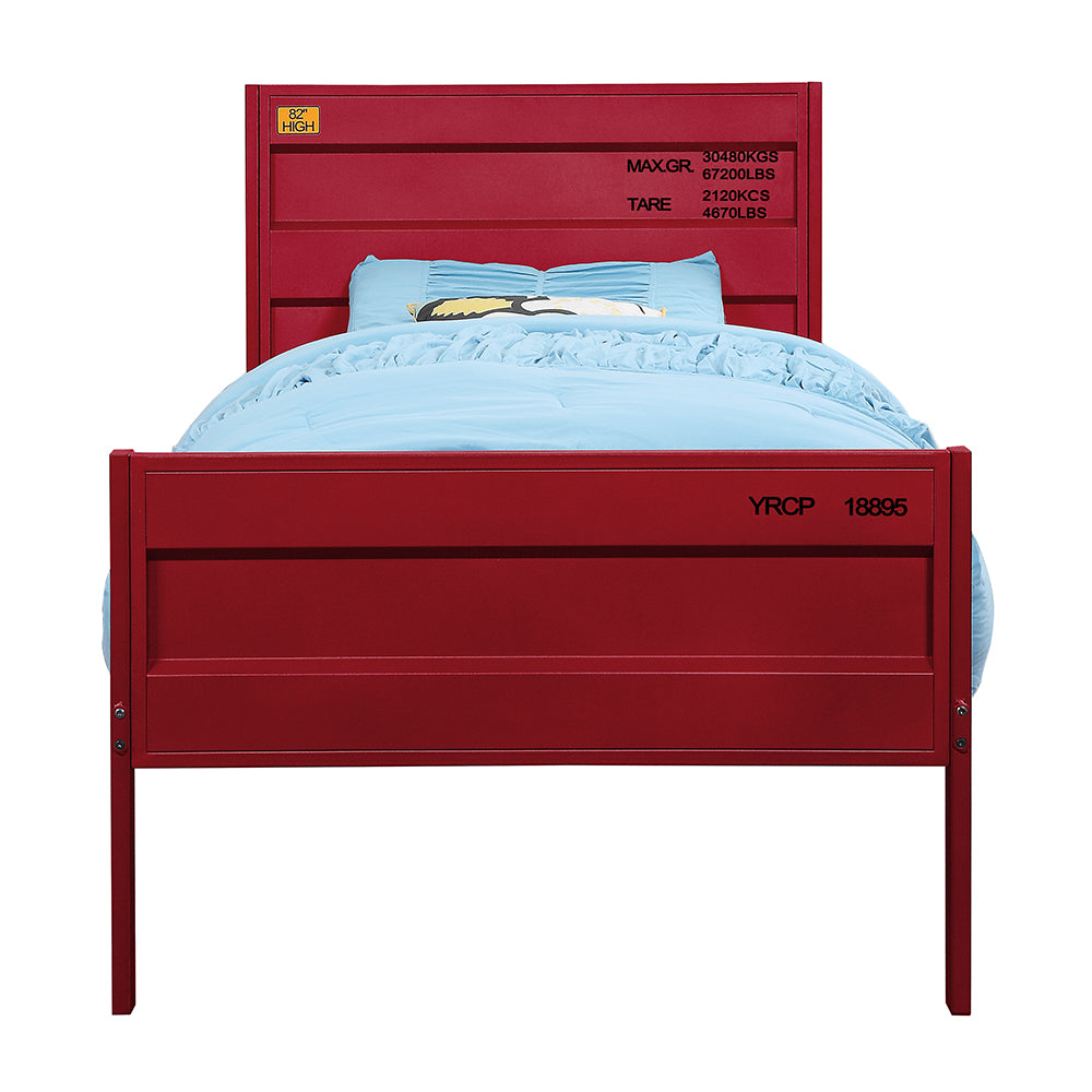 Cargo Red Full Bed - Ornate Home