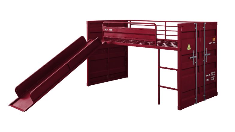 Cargo Red Loft Bed - Ornate Home