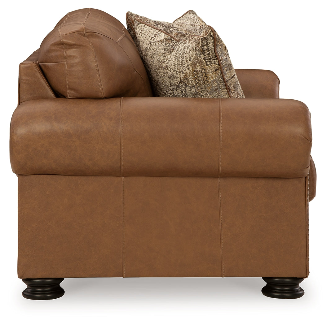 Carianna Caramel Loveseat - Ornate Home