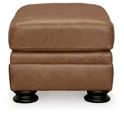 Carianna Caramel Oversized Chair and Ottoman (Online Special Price) - Ornate Home