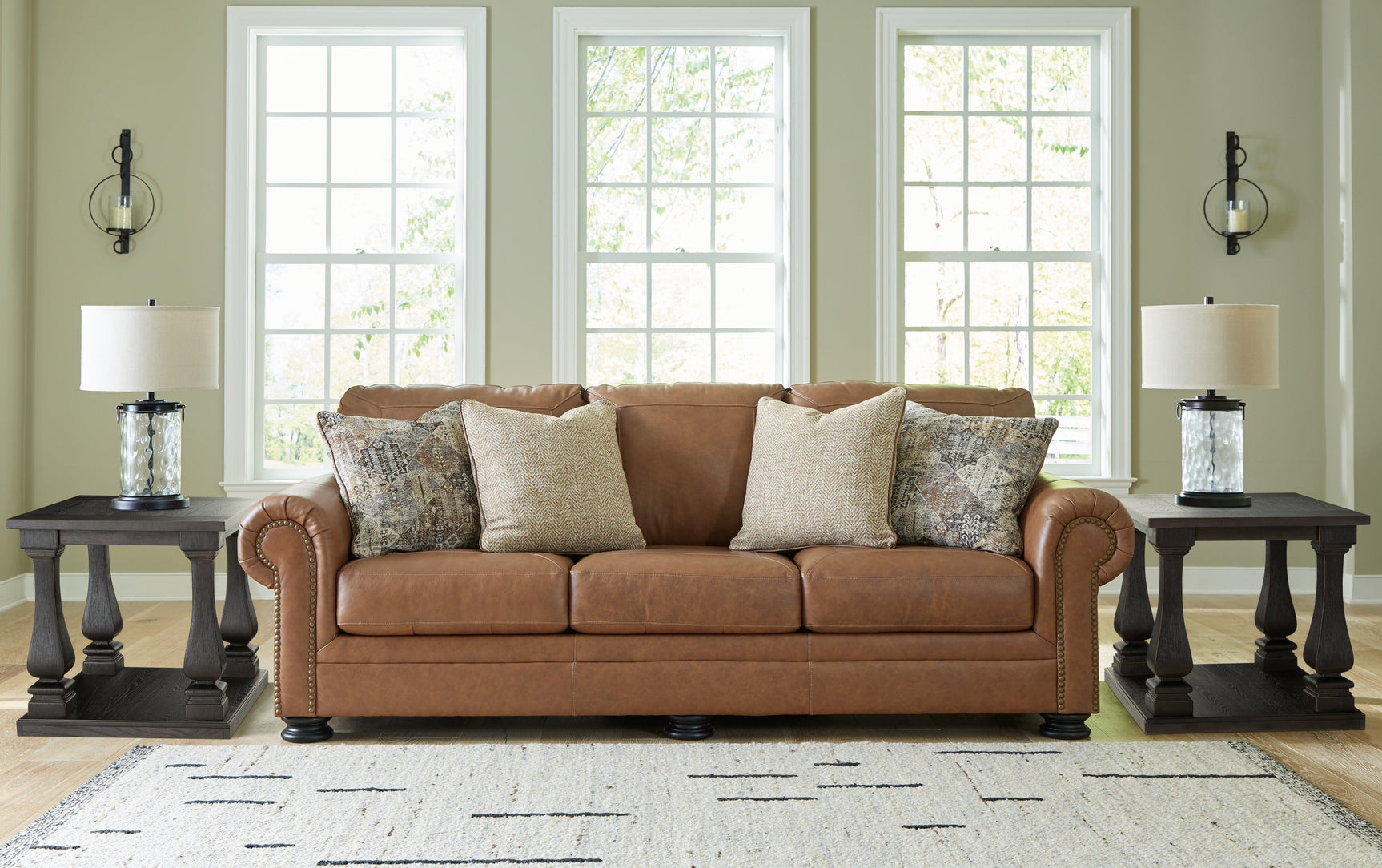 Carianna Caramel Sofa (Online Special Price) - Ornate Home