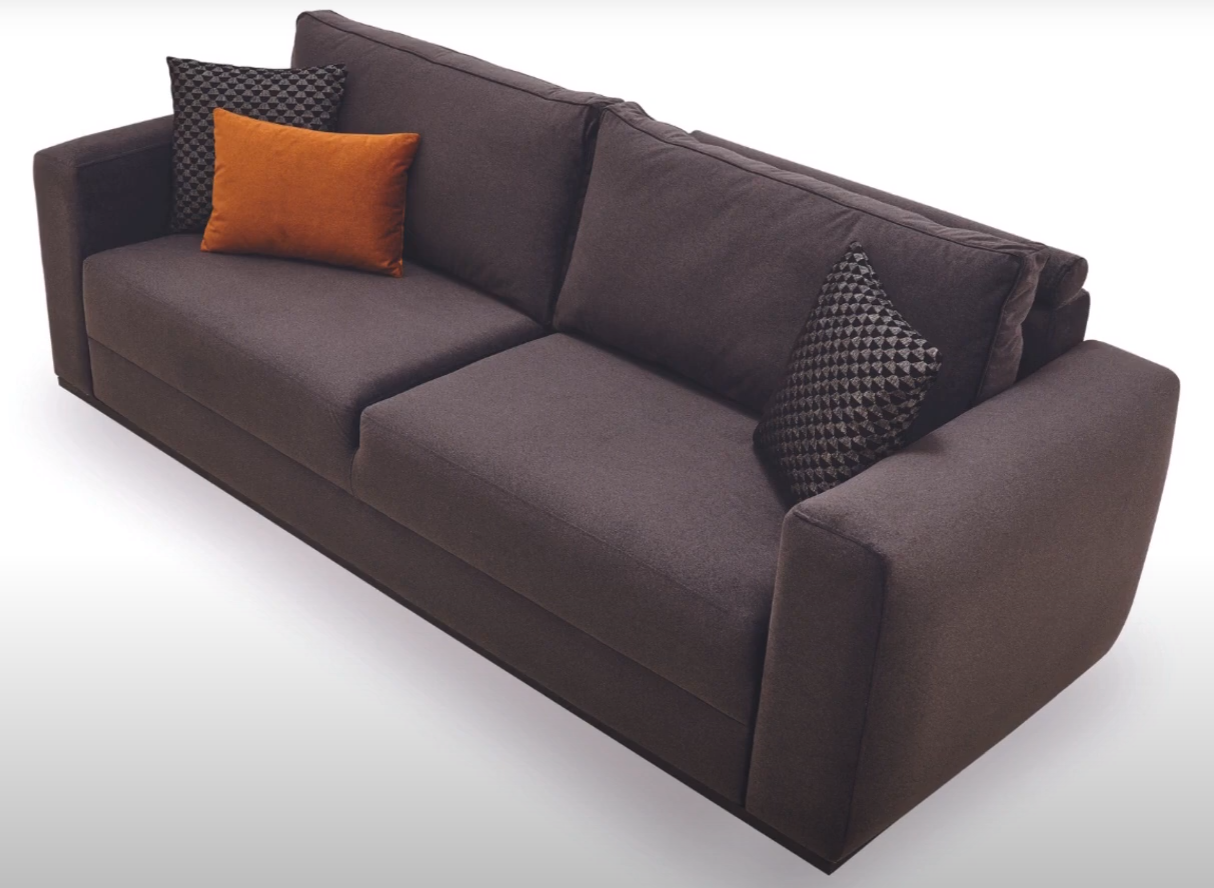 Carino Gray Flannel Queen Sleeper Sofa Sets - Ornate Home