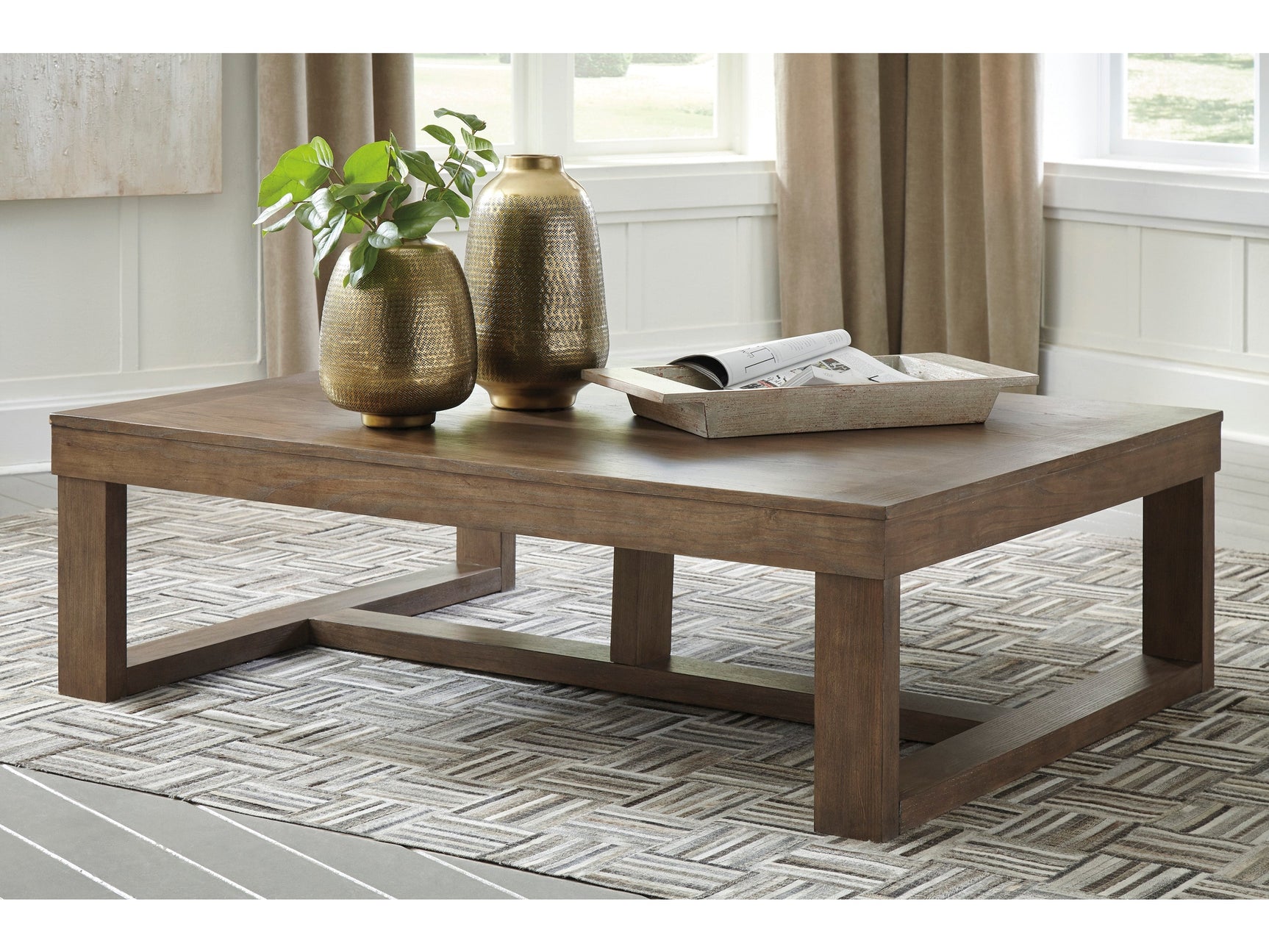 Cariton Gray Coffee Table - Ornate Home