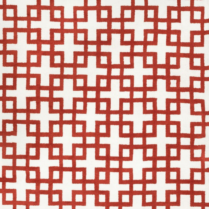 Carla Ivory/Rust Medium Area Rug - Ornate Home