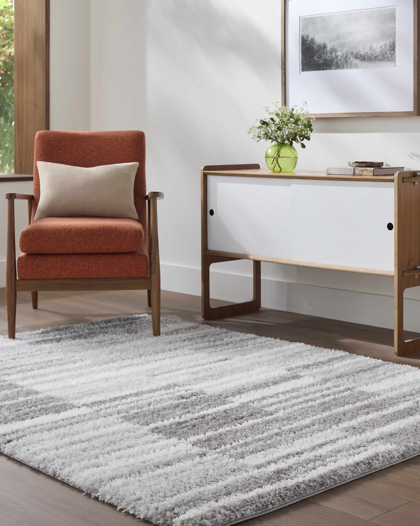Carlen Gray Area Rug - Ornate Home