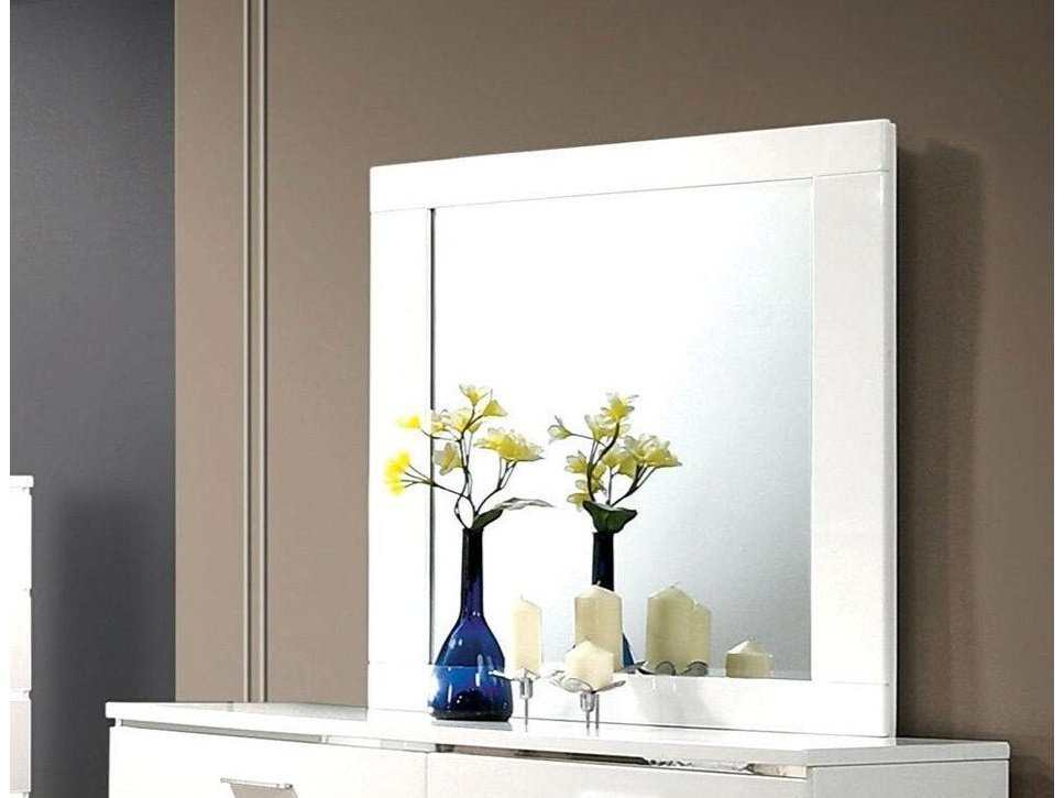 Carlie White Mirror - Ornate Home