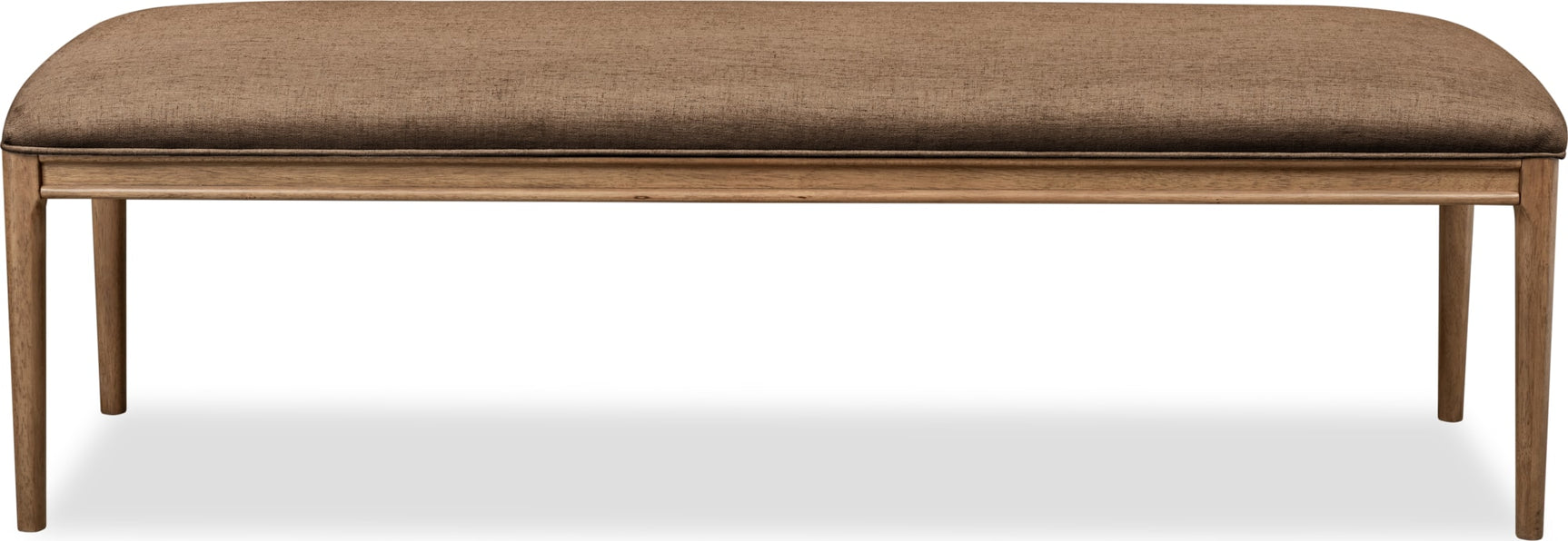 Carlisle Wheat Bread/Tofffee Crunch Upholstered Bench - Ornate Home