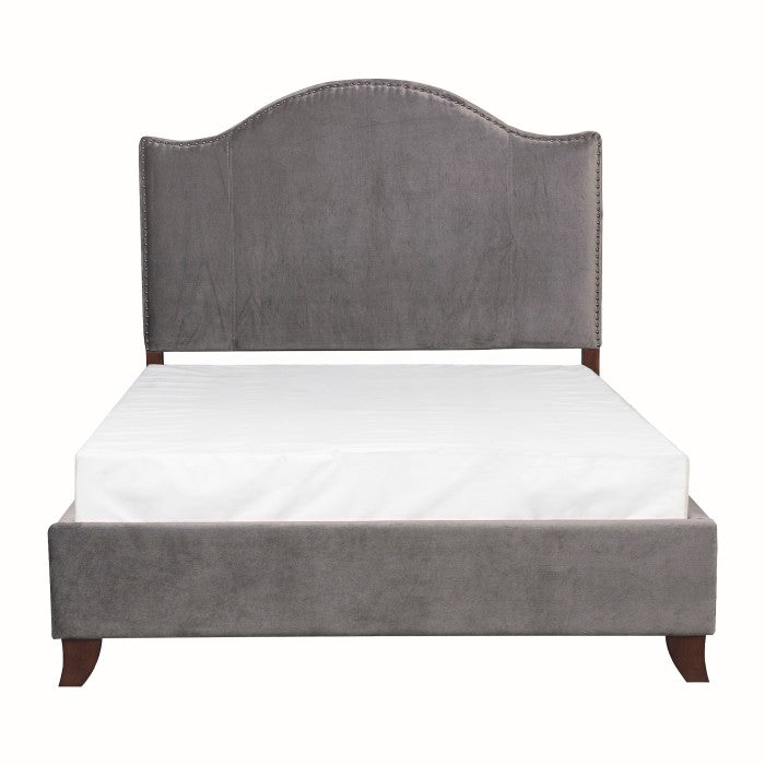 Carlow Gray Queen Bed - Ornate Home