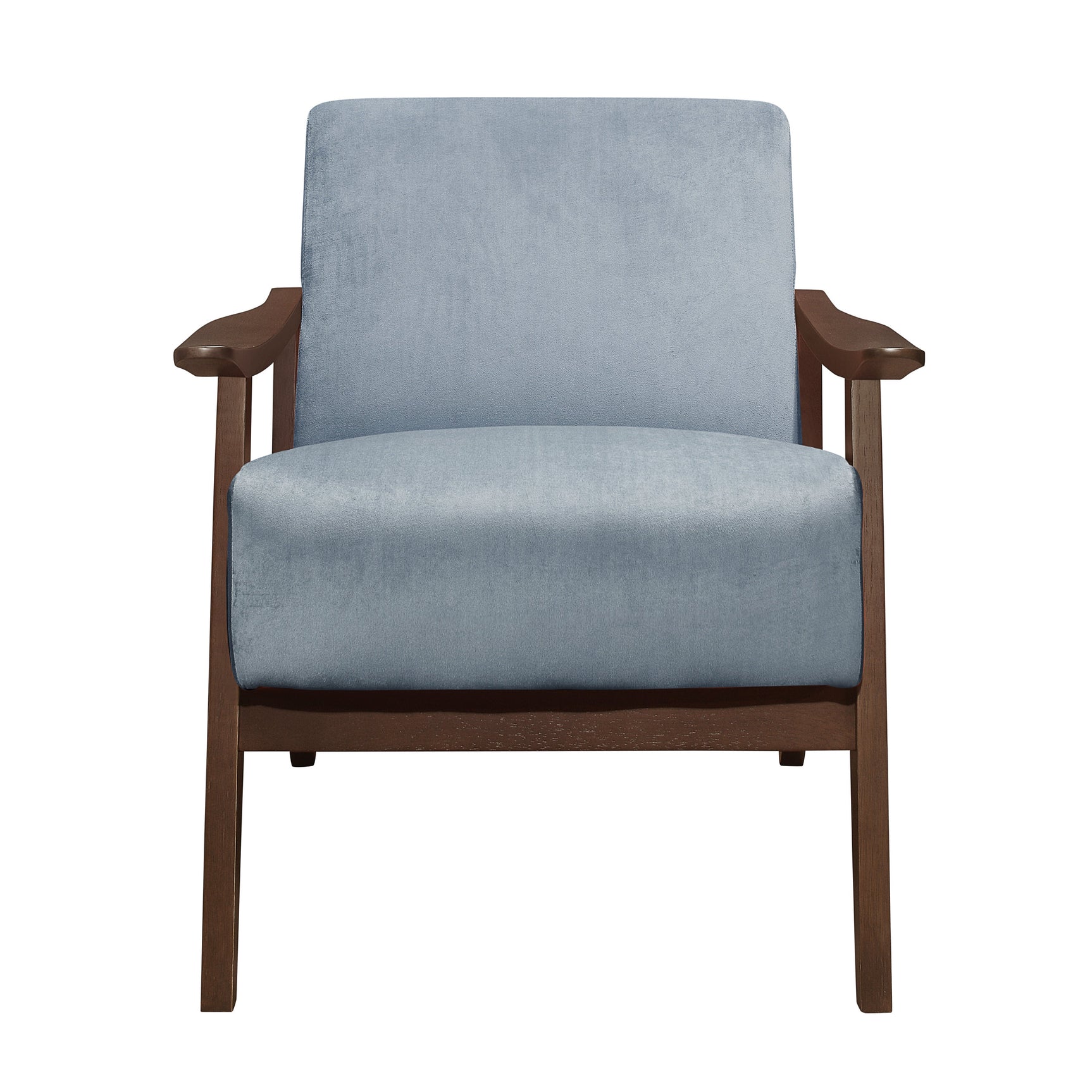 Carlson Blue Gray Accent Chair - Ornate Home