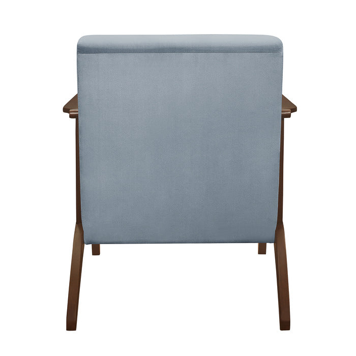 Carlson Blue Gray Accent Chair - Ornate Home