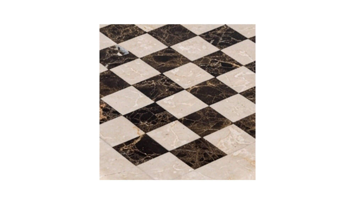 Carlson Brown Marble Chess Set - Ornate Home