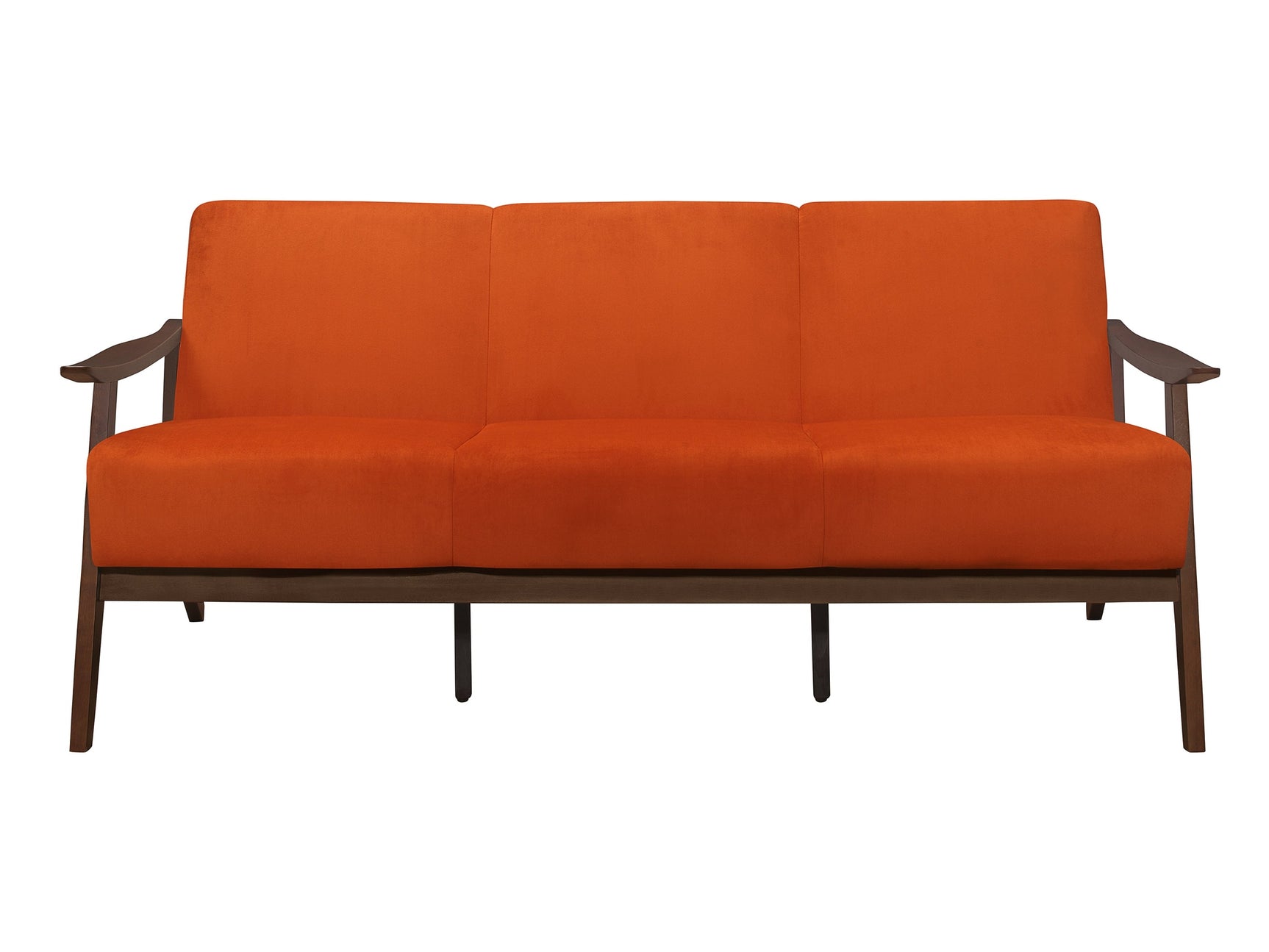 Carlson Orange Sofa - Ornate Home