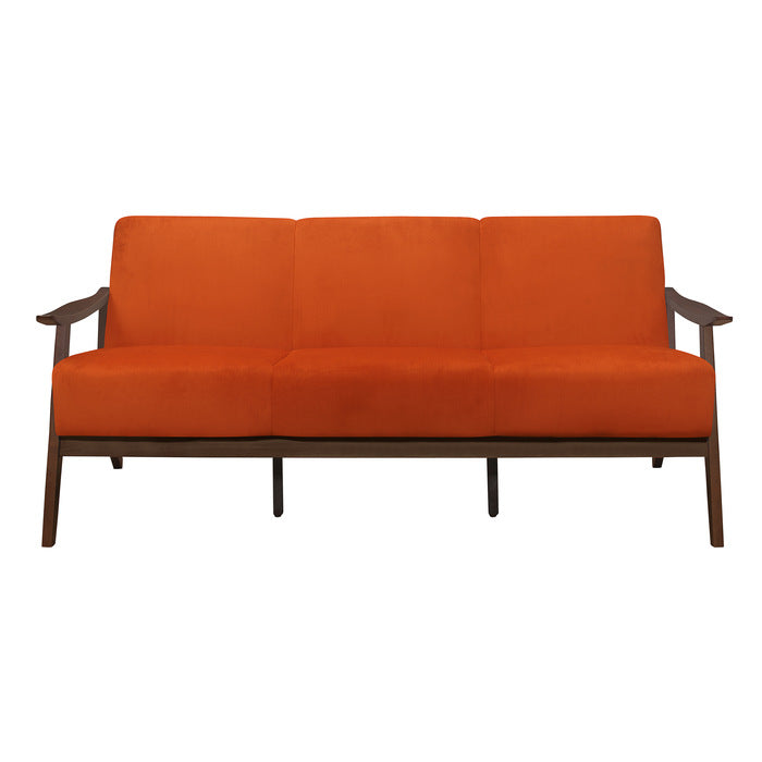 Carlson Orange Sofa - Ornate Home