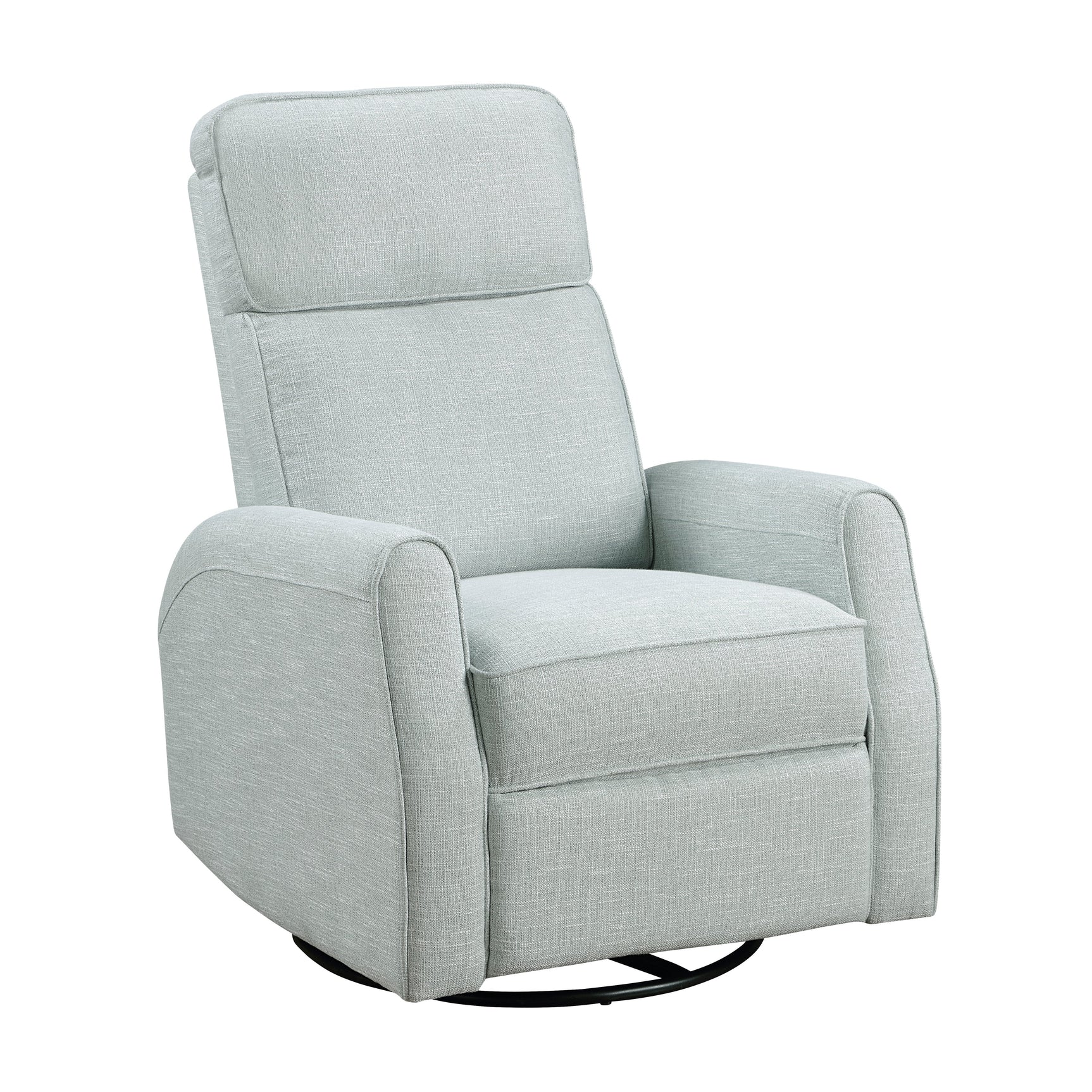 Carly Sea Glass Swivel Glider Reclining Chair - Ornate Home