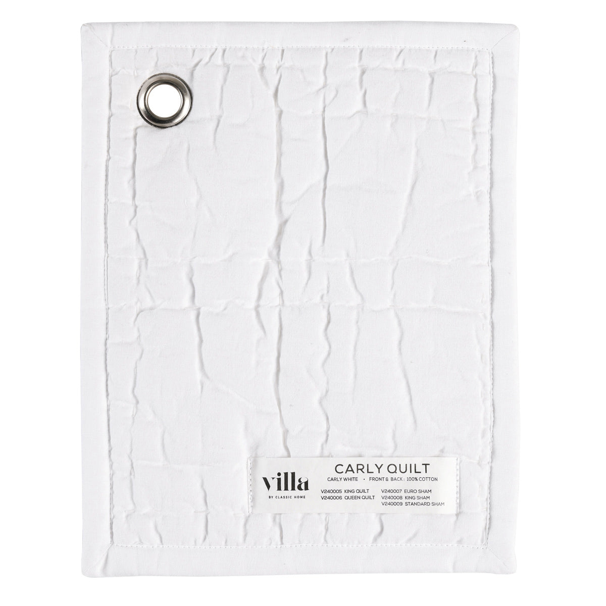 Carly White Quilt Collection - Ornate Home