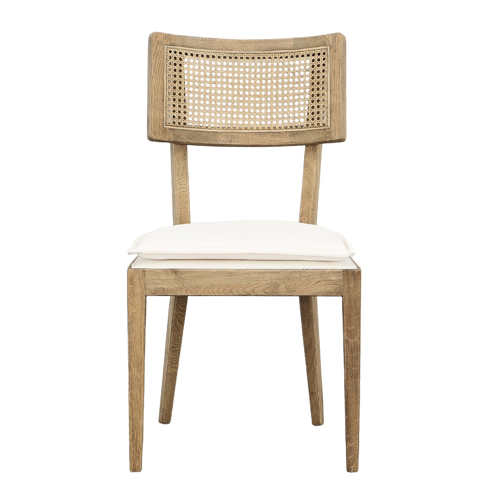 Carlyle Natural/White Dining Chair - Ornate Home