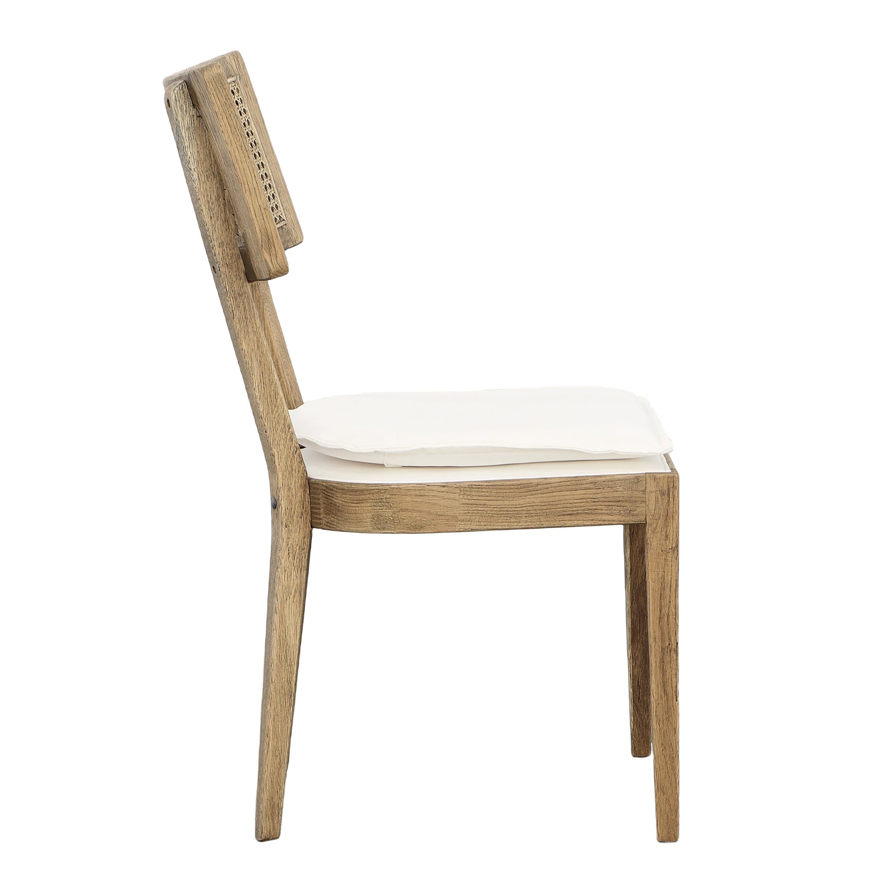 Carlyle Natural/White Dining Chair - Ornate Home