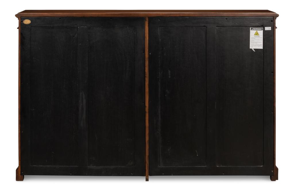 Carmel-By-The-Sea Brown Bookcase - Ornate Home