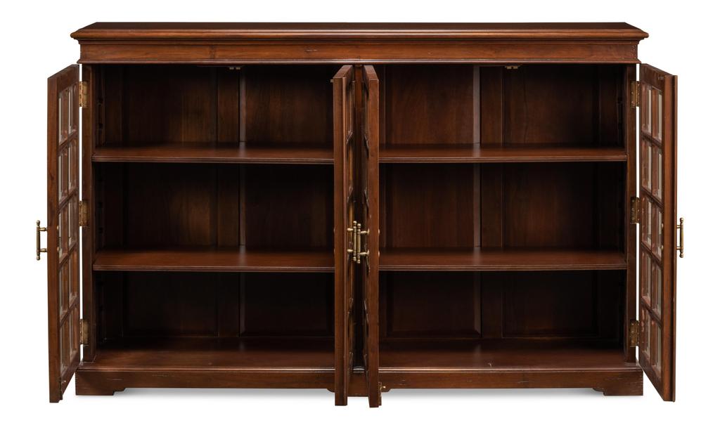 Carmel-By-The-Sea Brown Bookcase - Ornate Home