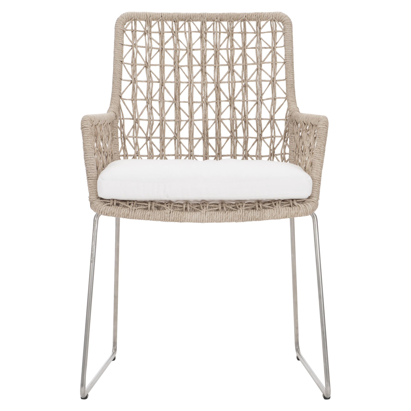 Carmel Hazelnut/White/Cream OutdoorChair - Ornate Home