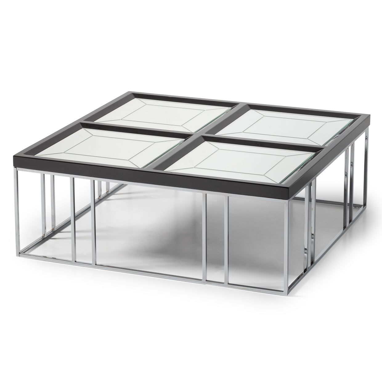Carmela Charcoal Sand Cocktail Table - Ornate Home