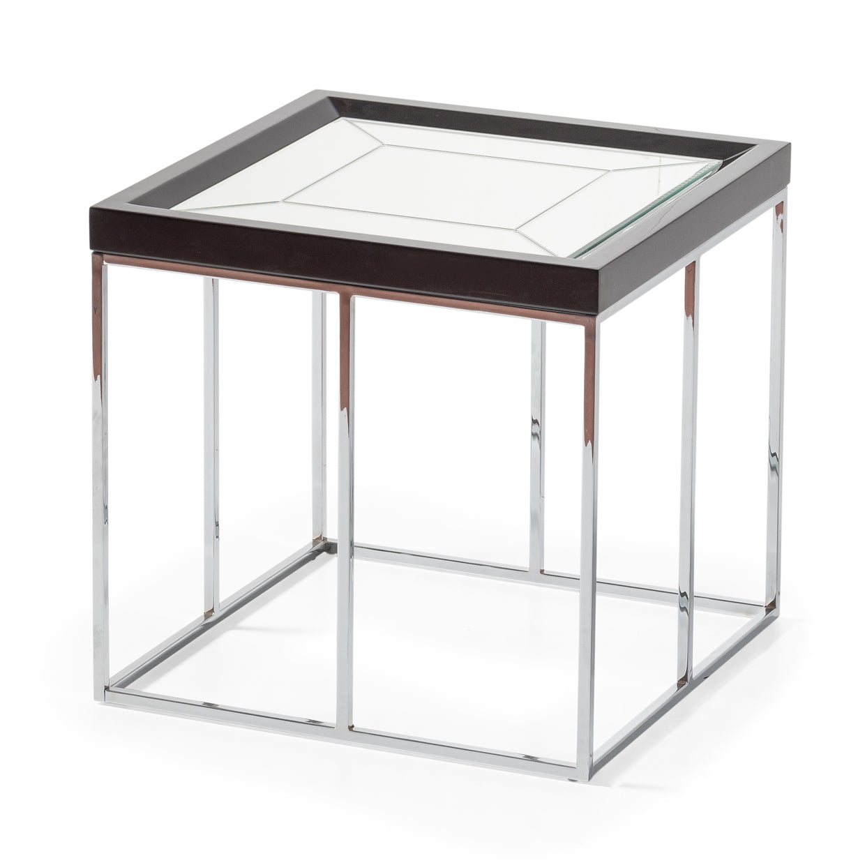 Carmela Charcoal Sand End Table - Ornate Home