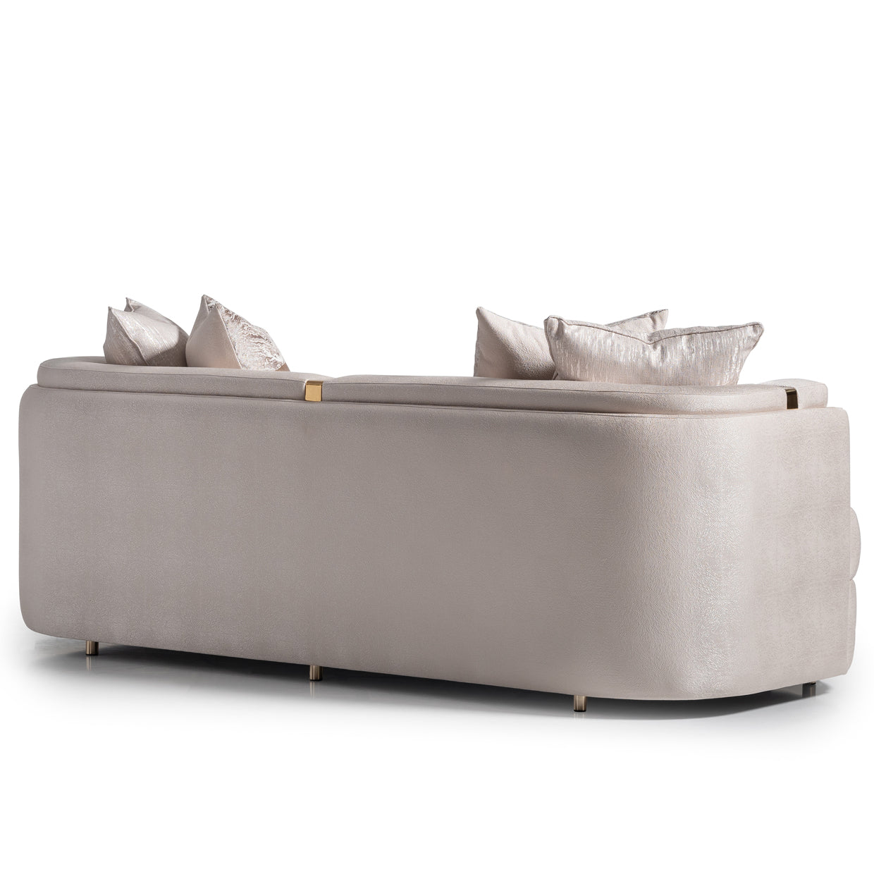 Carmela Gold/Almond Sofa - Ornate Home