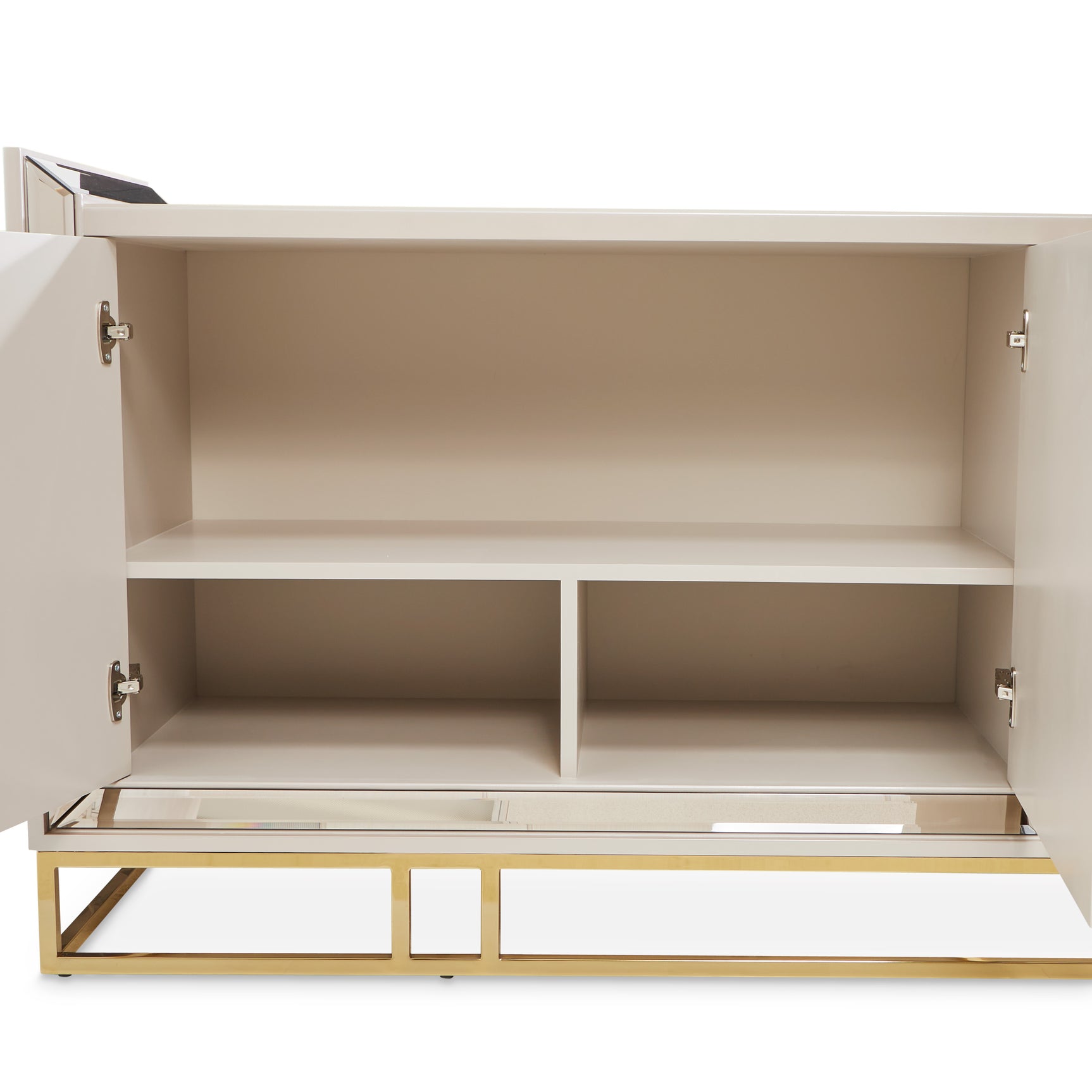 Carmela Shimmer Ivory Console Table - Ornate Home