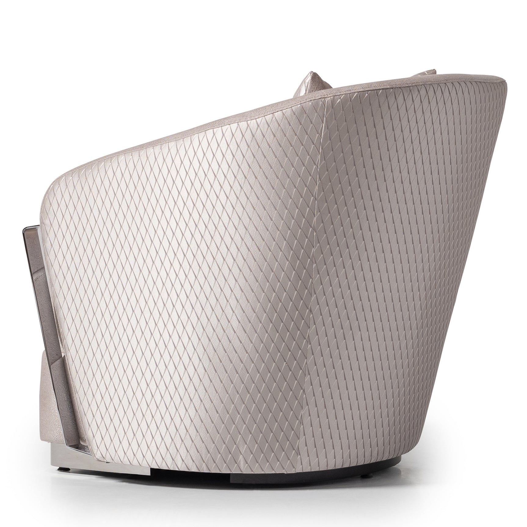 Carmela Silver/Zinc Accent Chair - Ornate Home