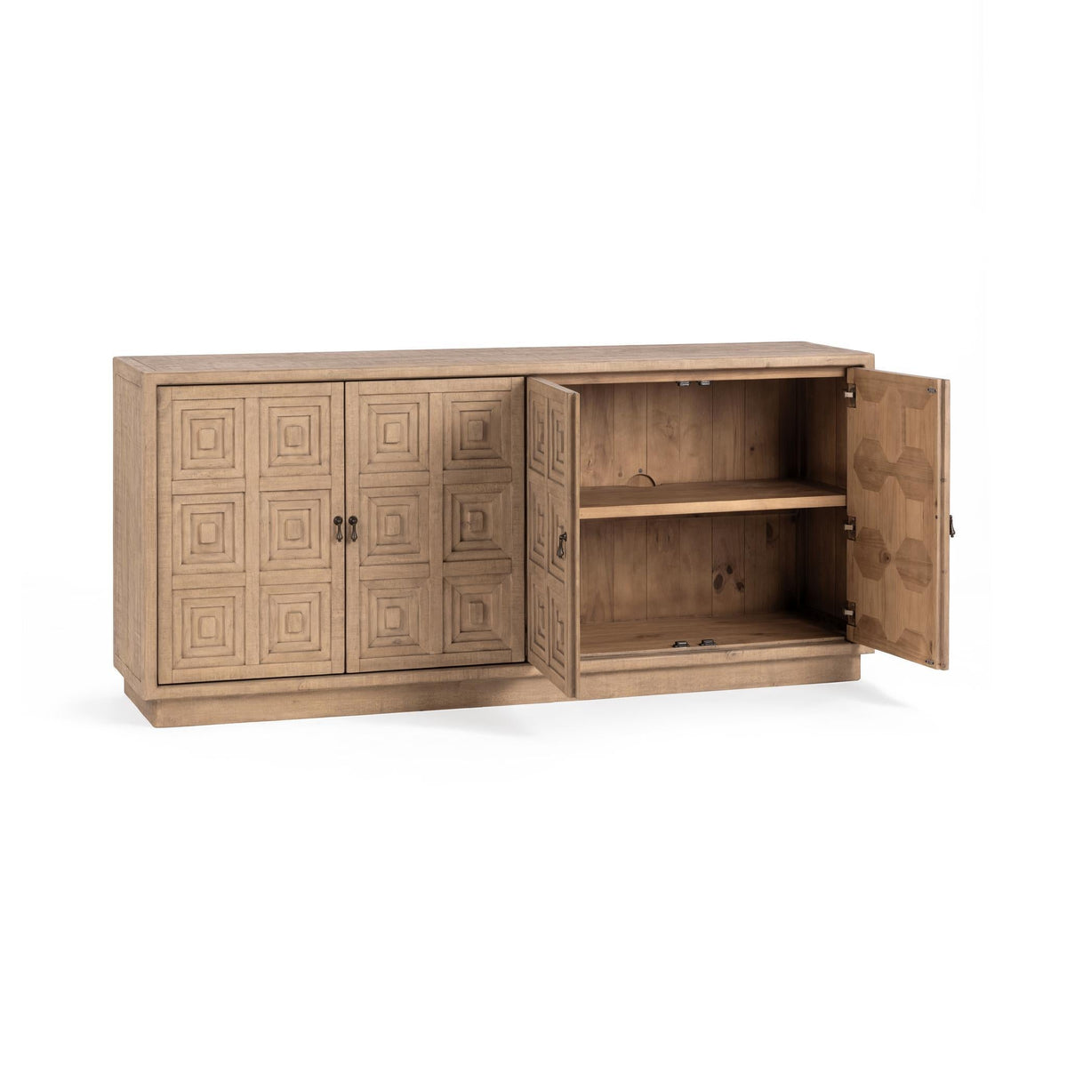 Carmona Oat Veil 4-Door Cabinet