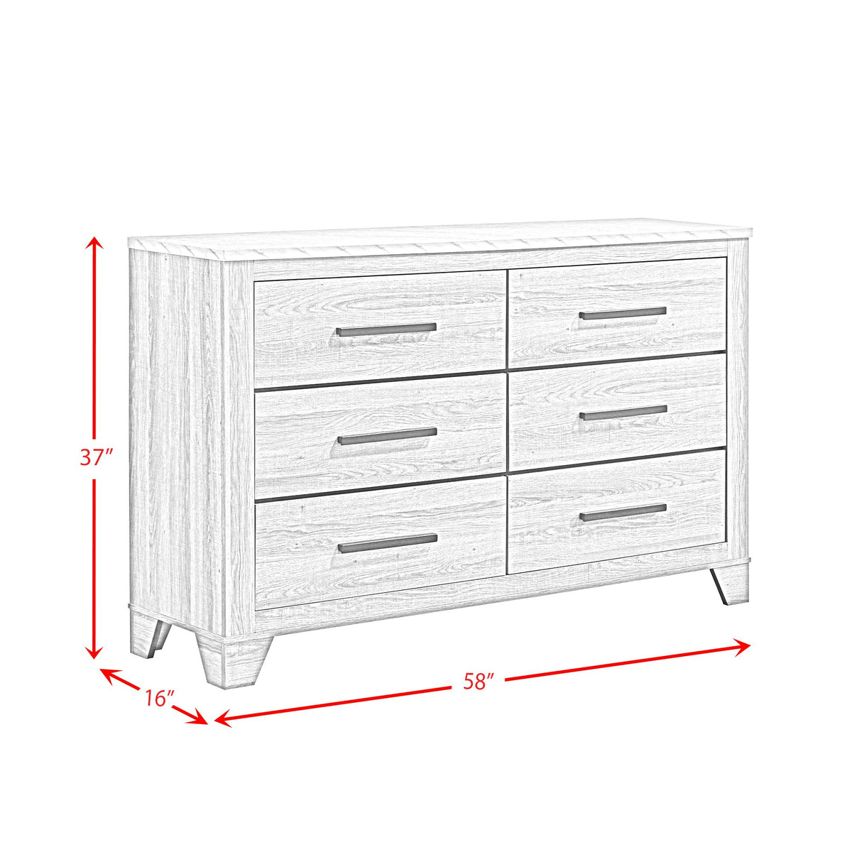 Caro Natural Dresser - Ornate Home