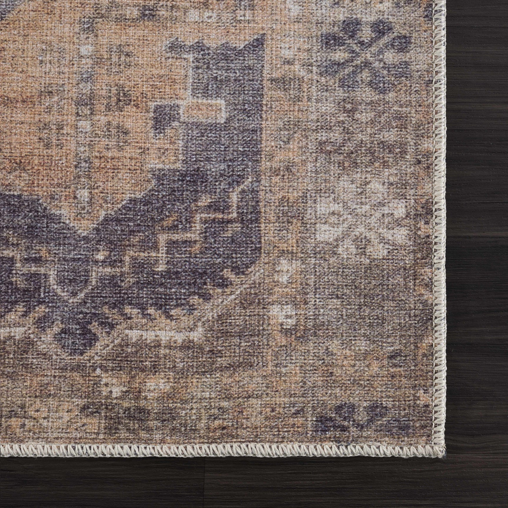 Carrabelle Peach Washable Area Rug - Clearance - Ornate Home