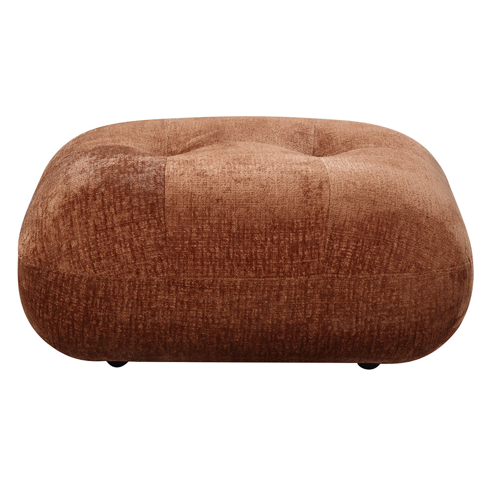 Carrick Beige Ottoman - Ornate Home
