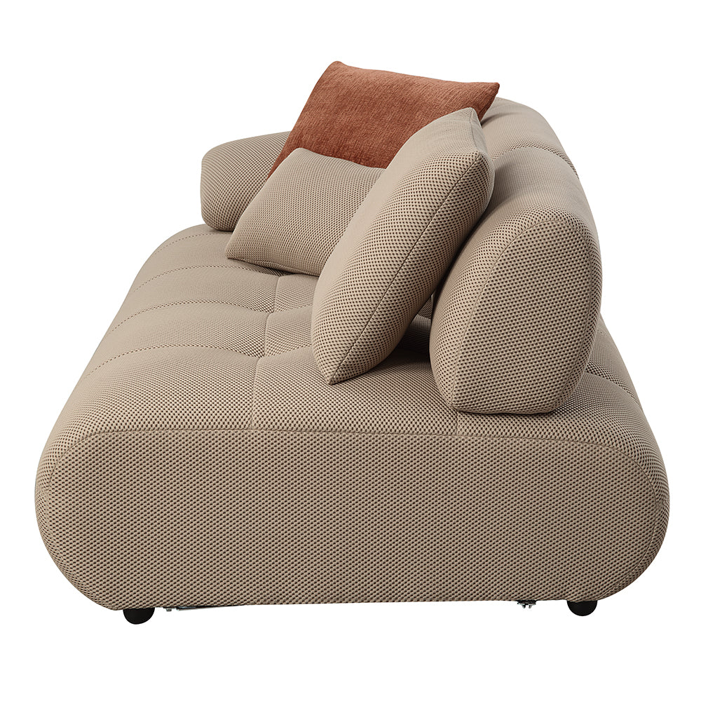 Carrick Beige Sectional Sofa W/6 Pillows - Ornate Home