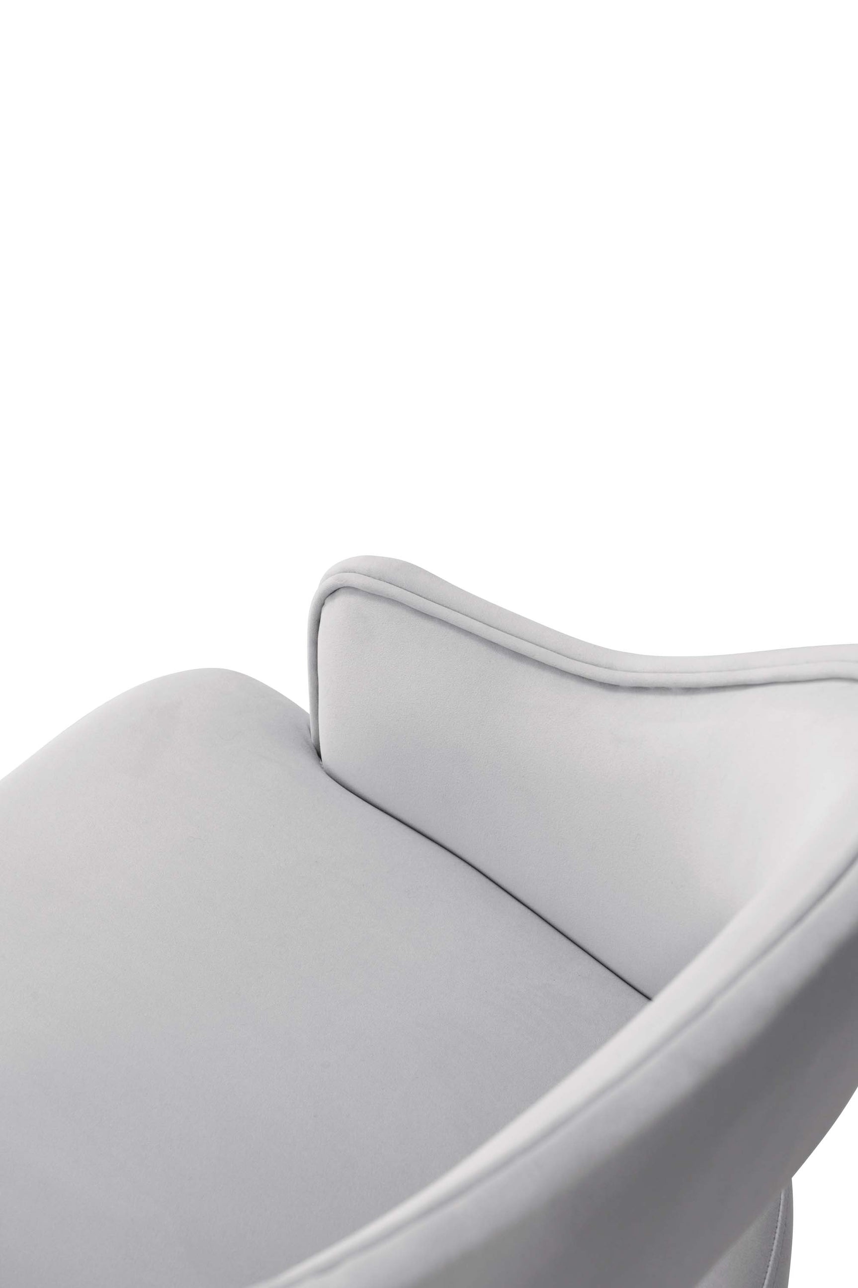 Carrington Dining Armchair in Light Grey - Ornate Home