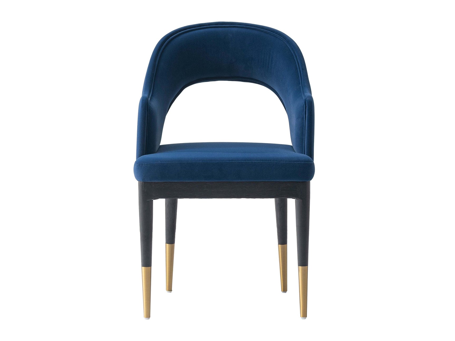 Carrington Dining Armchair in Midnight Blue - Ornate Home