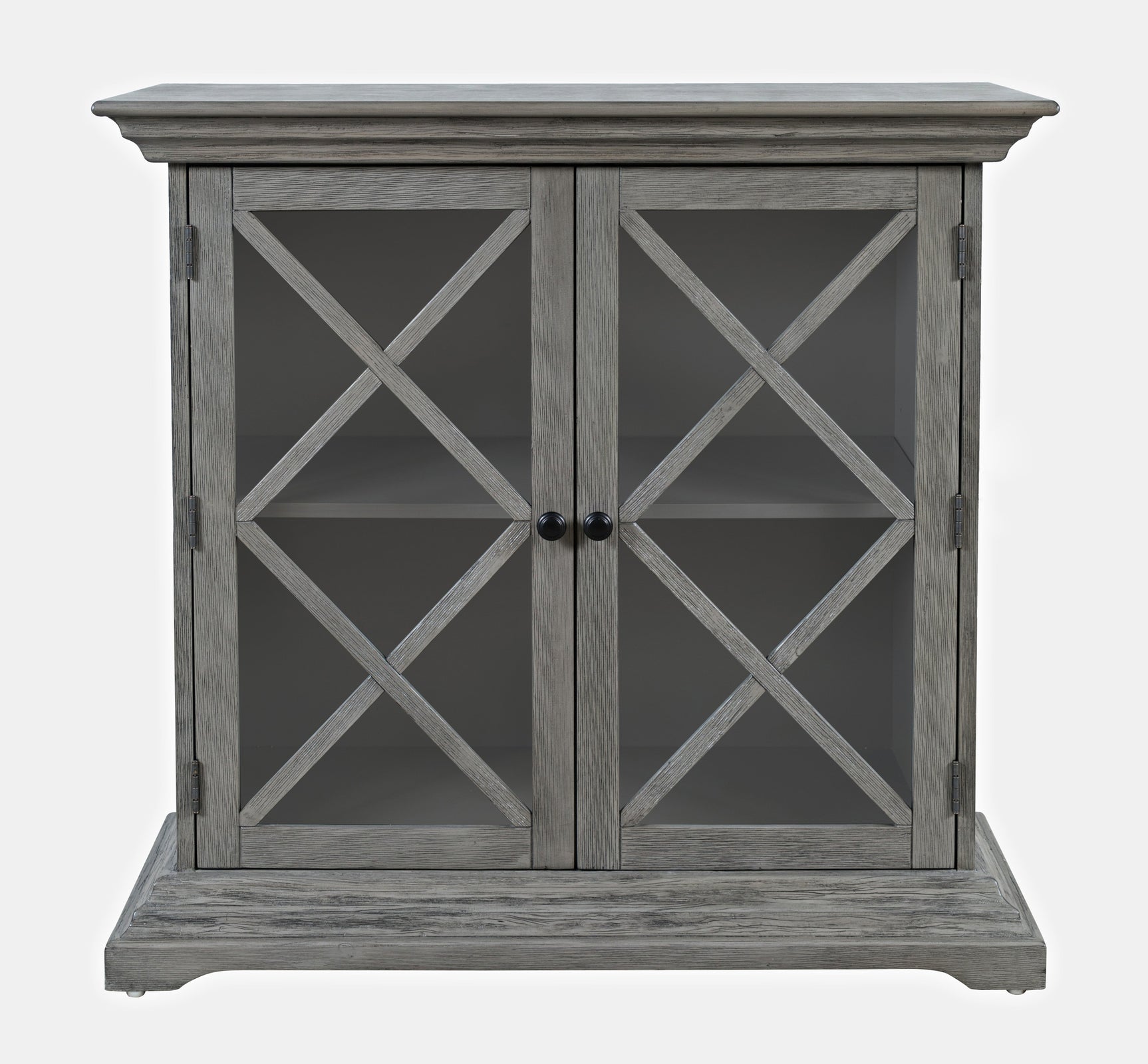 Carrington Grey Accent Cabinet - Ornate Home