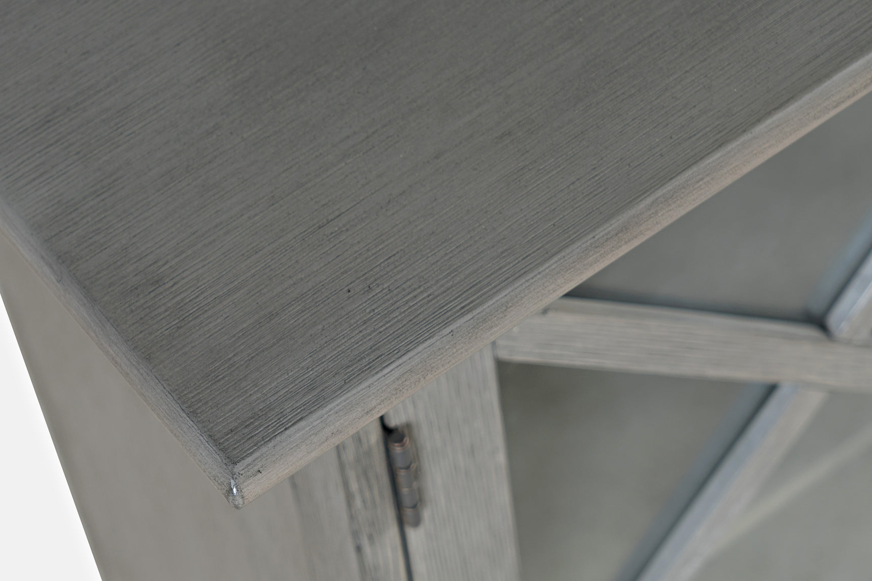 Carrington Grey Accent Cabinet - Ornate Home