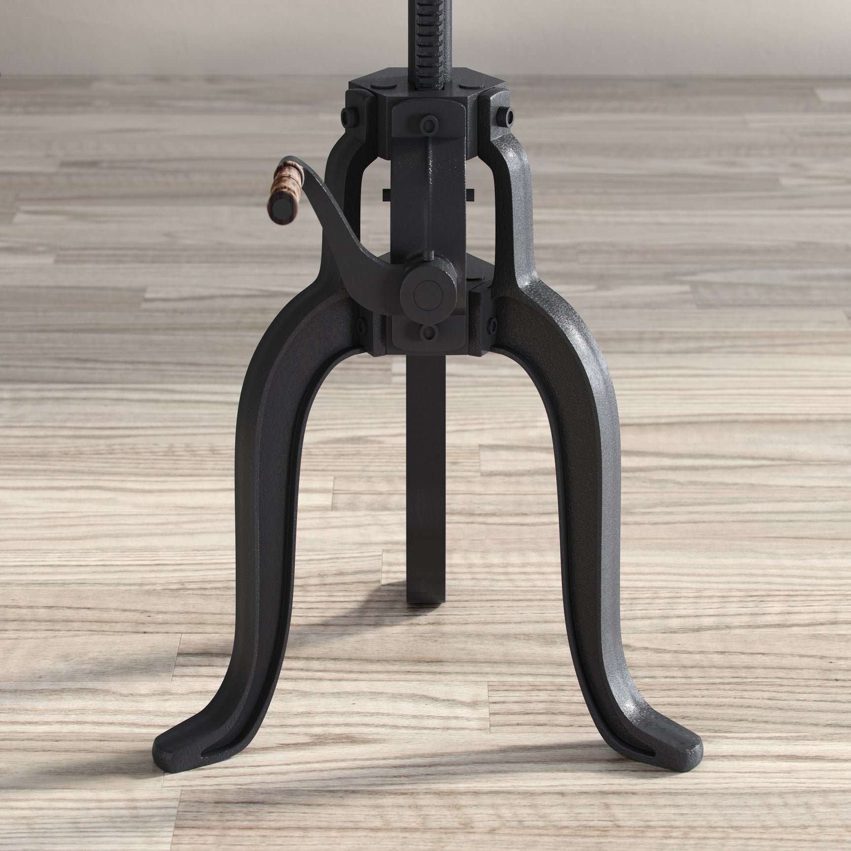 Carter Black/Natural Crank Table - Ornate Home