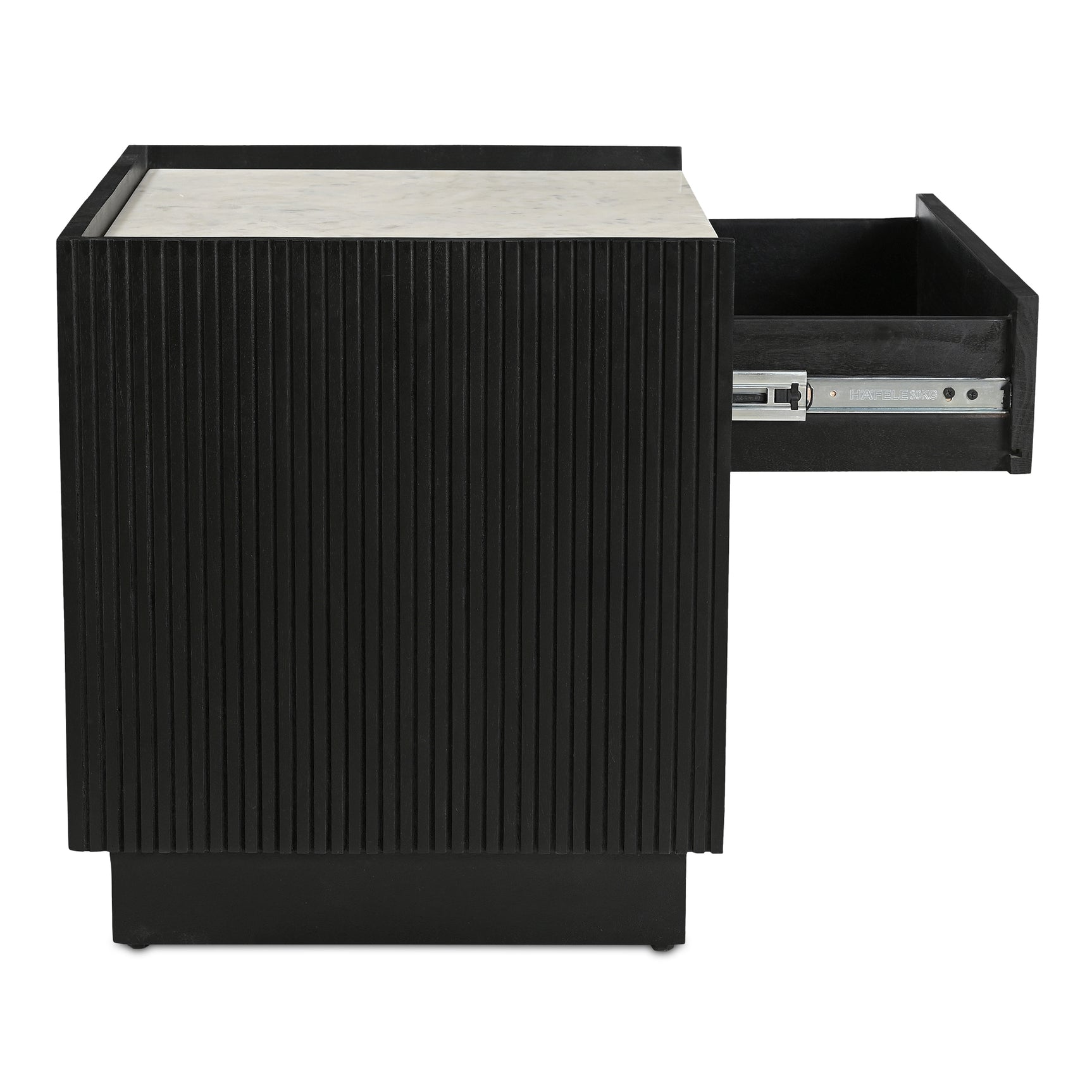 Carter Black Nightstand - Ornate Home