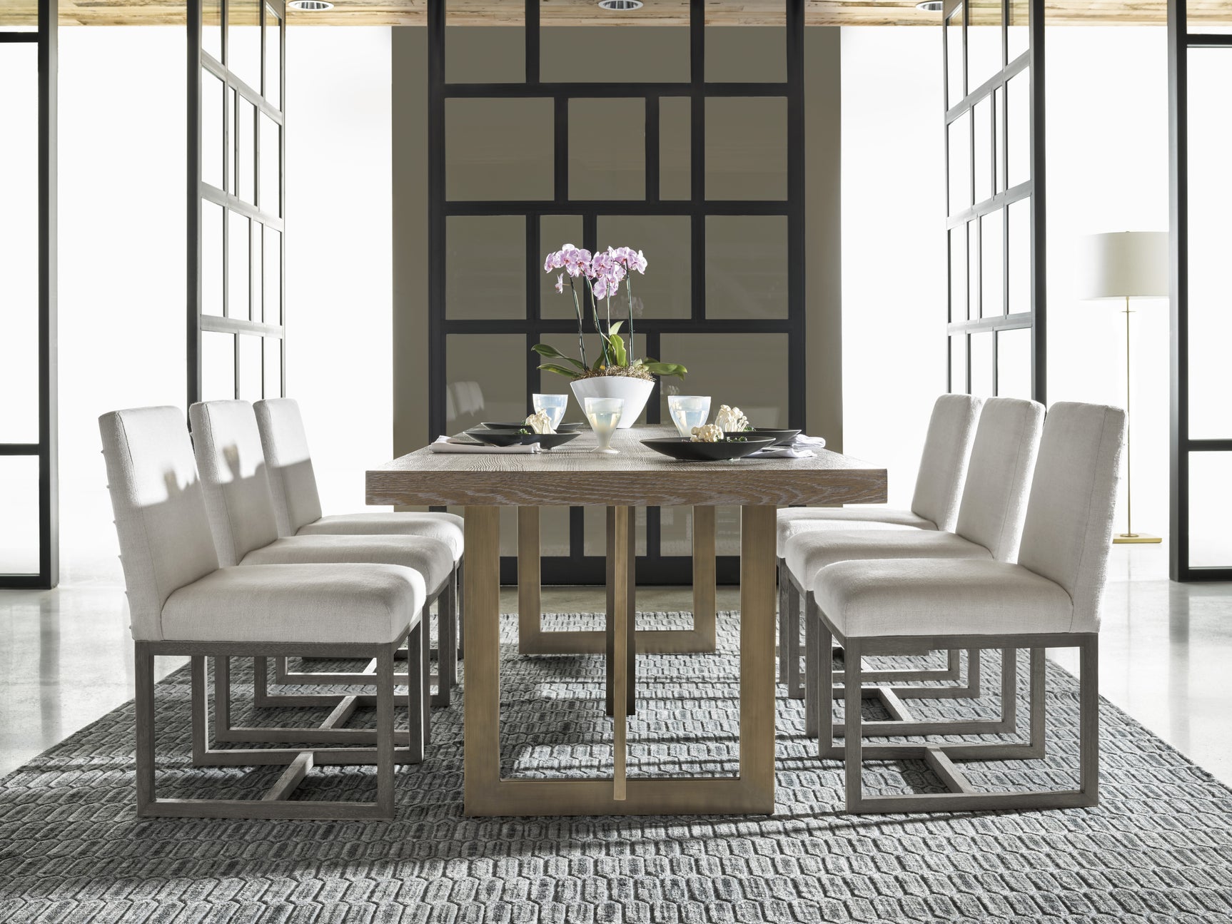 Carter Charcoal Side Chair (Set of 2) - Ornate Home