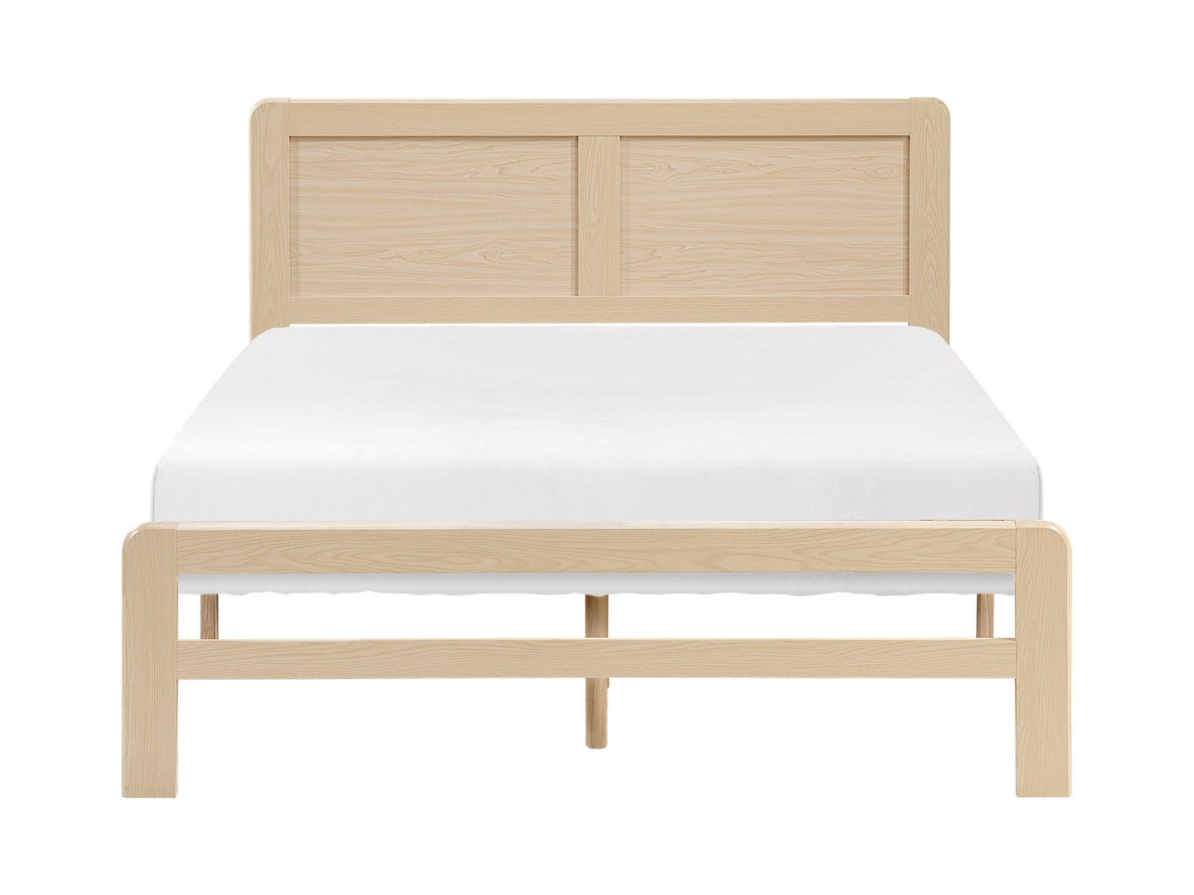 Carter Natural Queen Platform Bed - Ornate Home