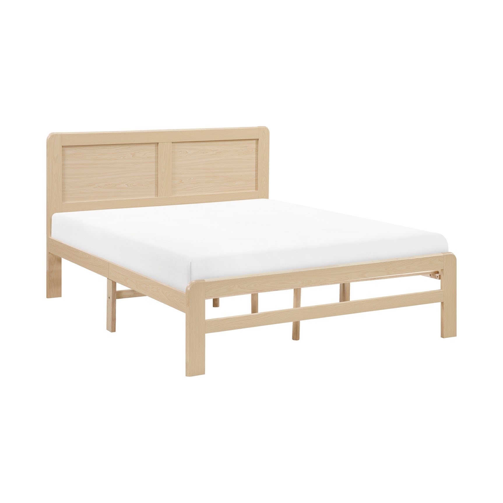 Carter Natural Queen Platform Bed - Ornate Home