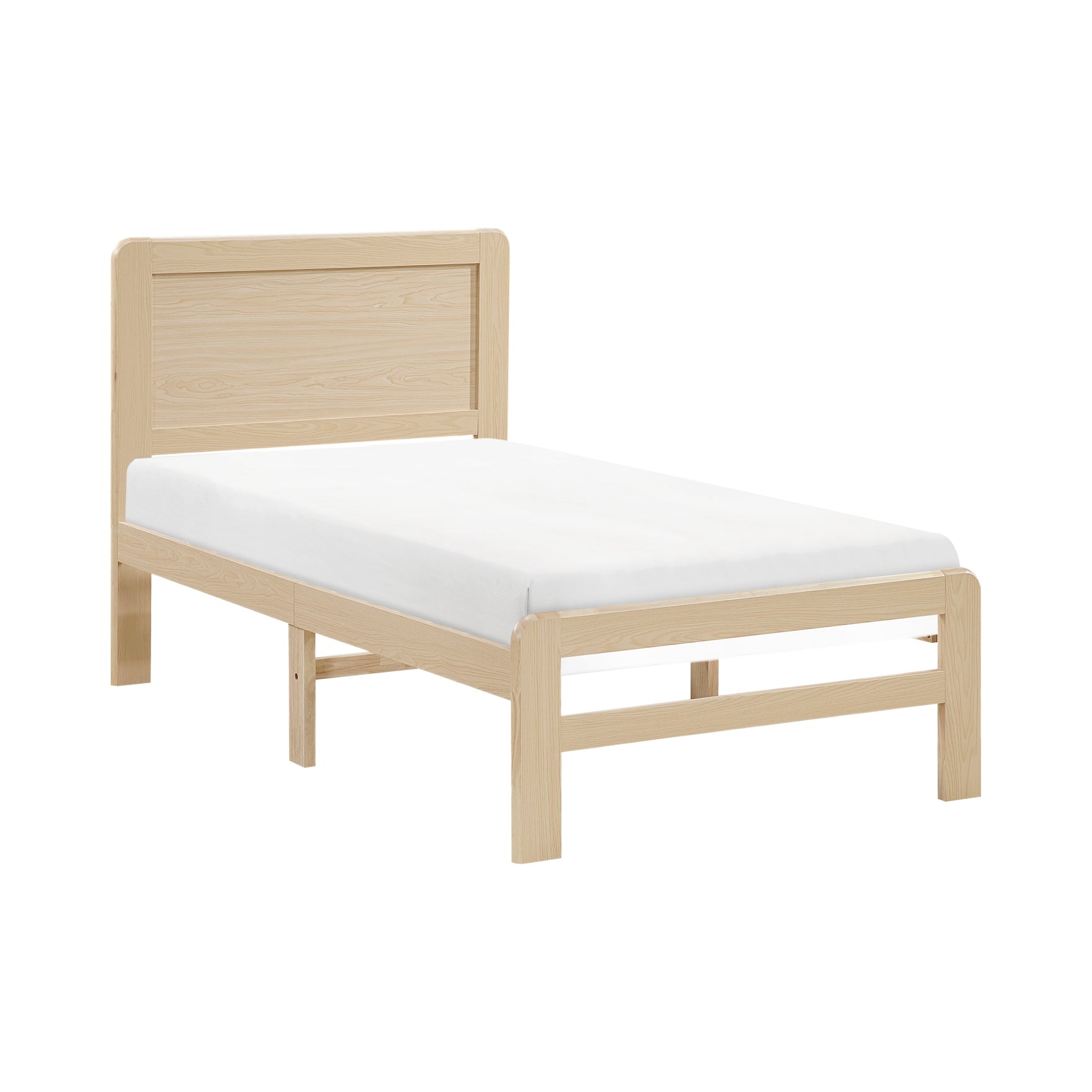 Carter Natural Twin Platform Bed - Ornate Home