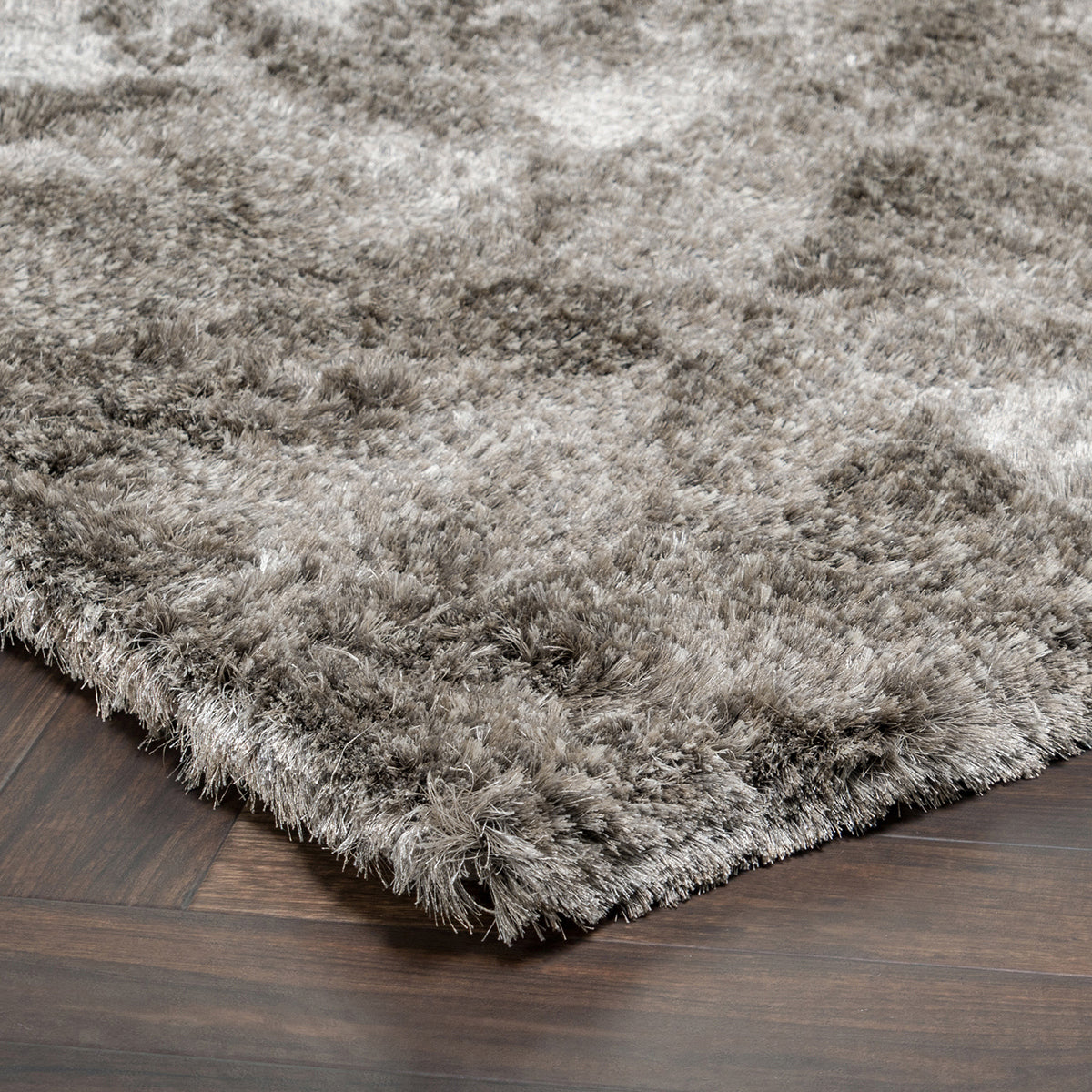 Carter Shag Taupe Rug - Ornate Home