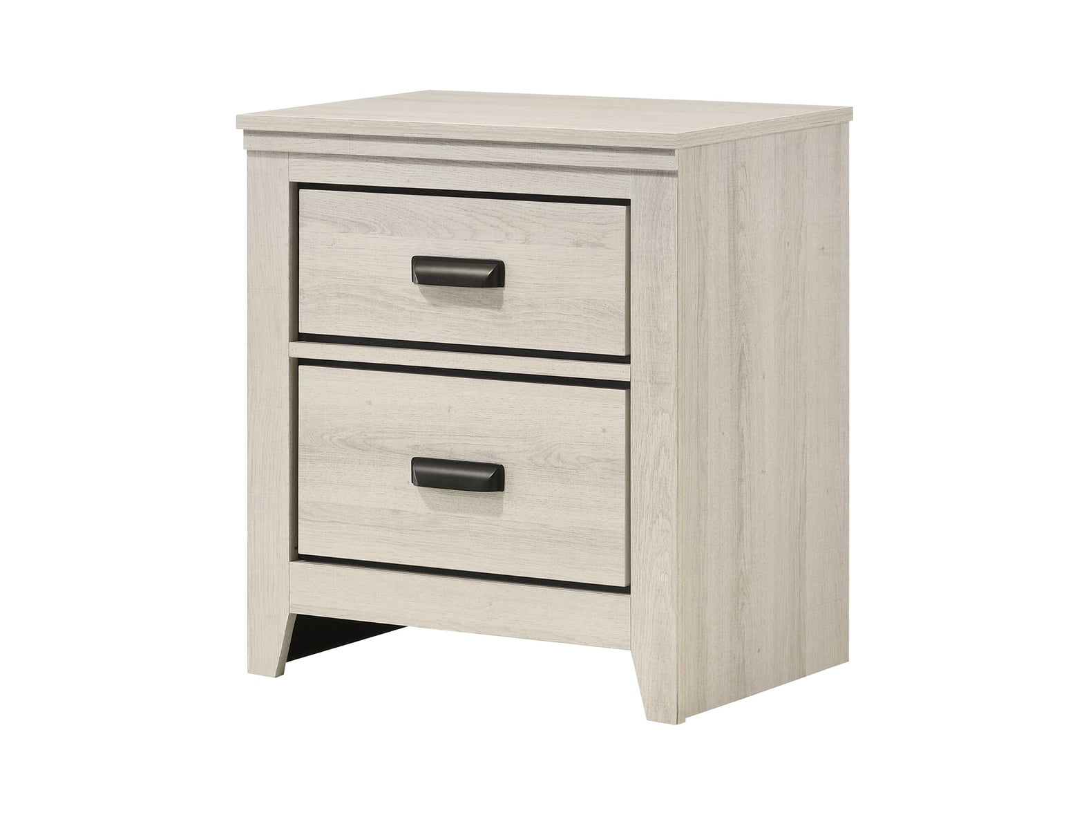 Carter White Nightstand - Ornate Home