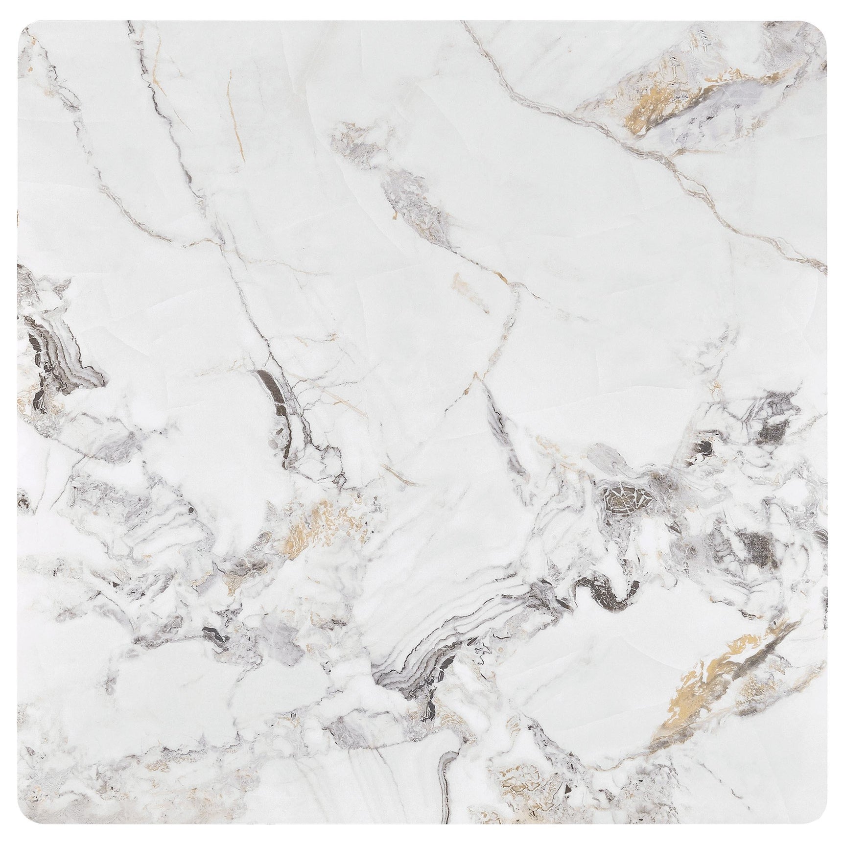 Carvell Mirage White 3-piece Square Coffee and End Table Set - Ornate Home