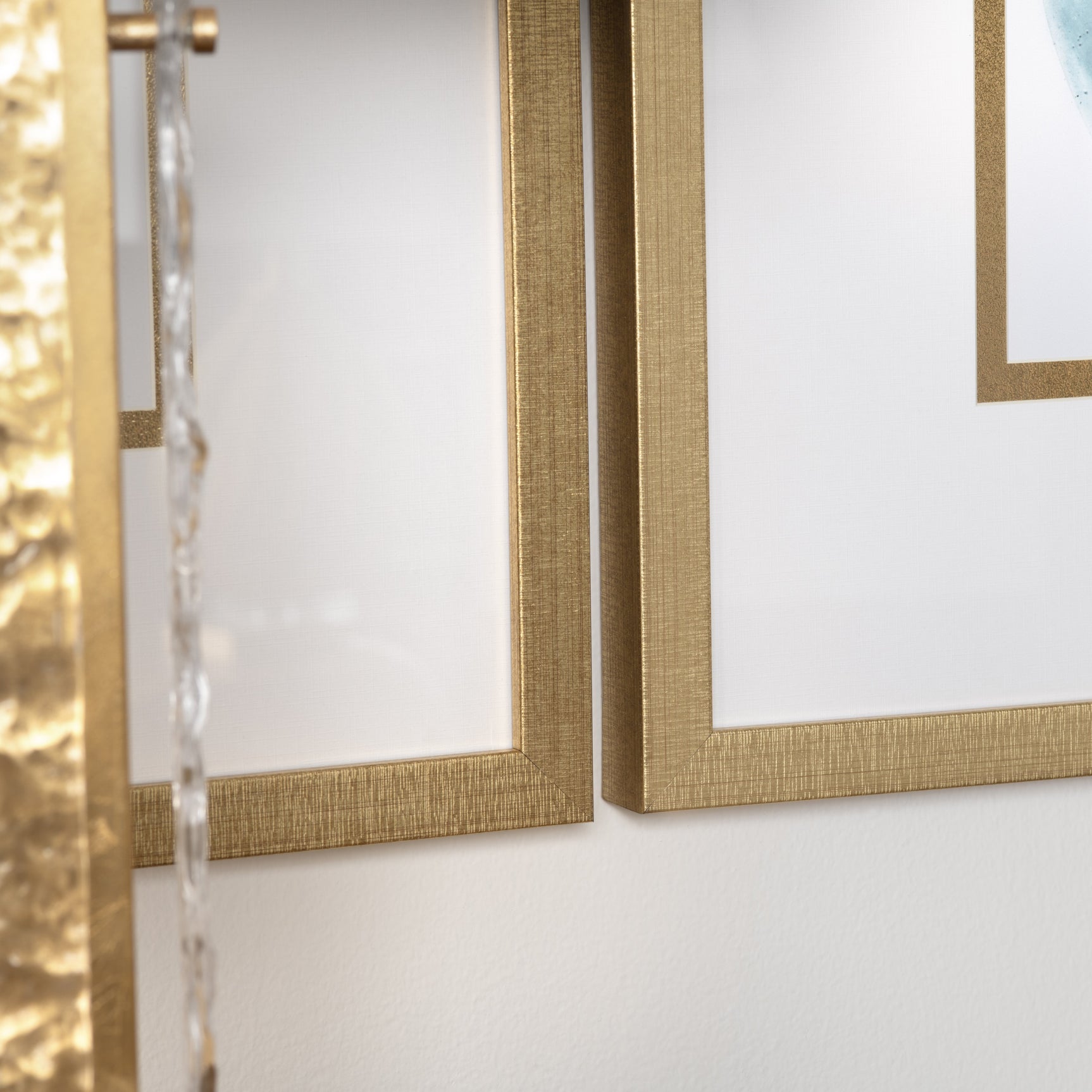 Carver Blue/Gold Print