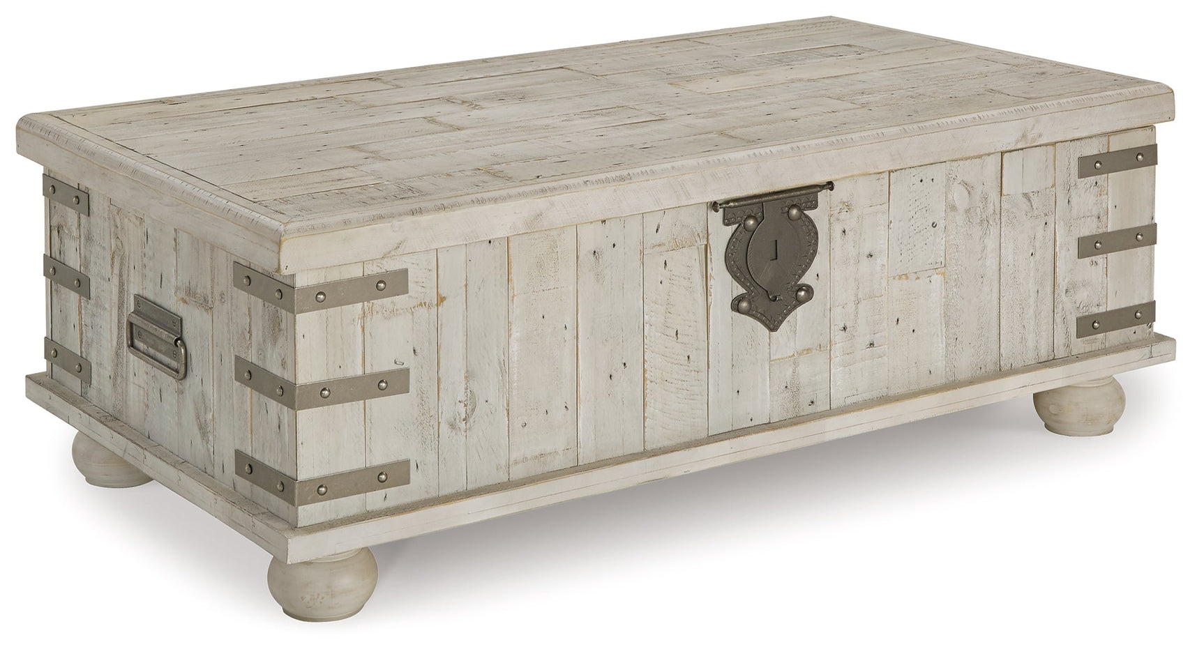 Carynhurst White Wash Gray Coffee Table and 2 End Tables (Online Special Price) - Ornate Home