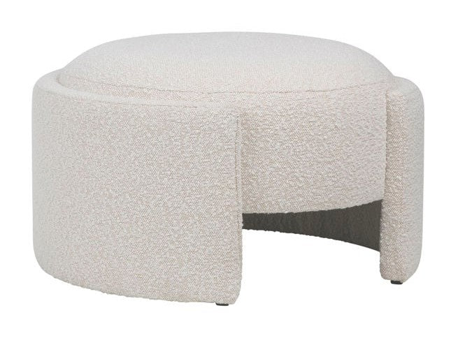Casa Off White Ottoman - Ornate Home